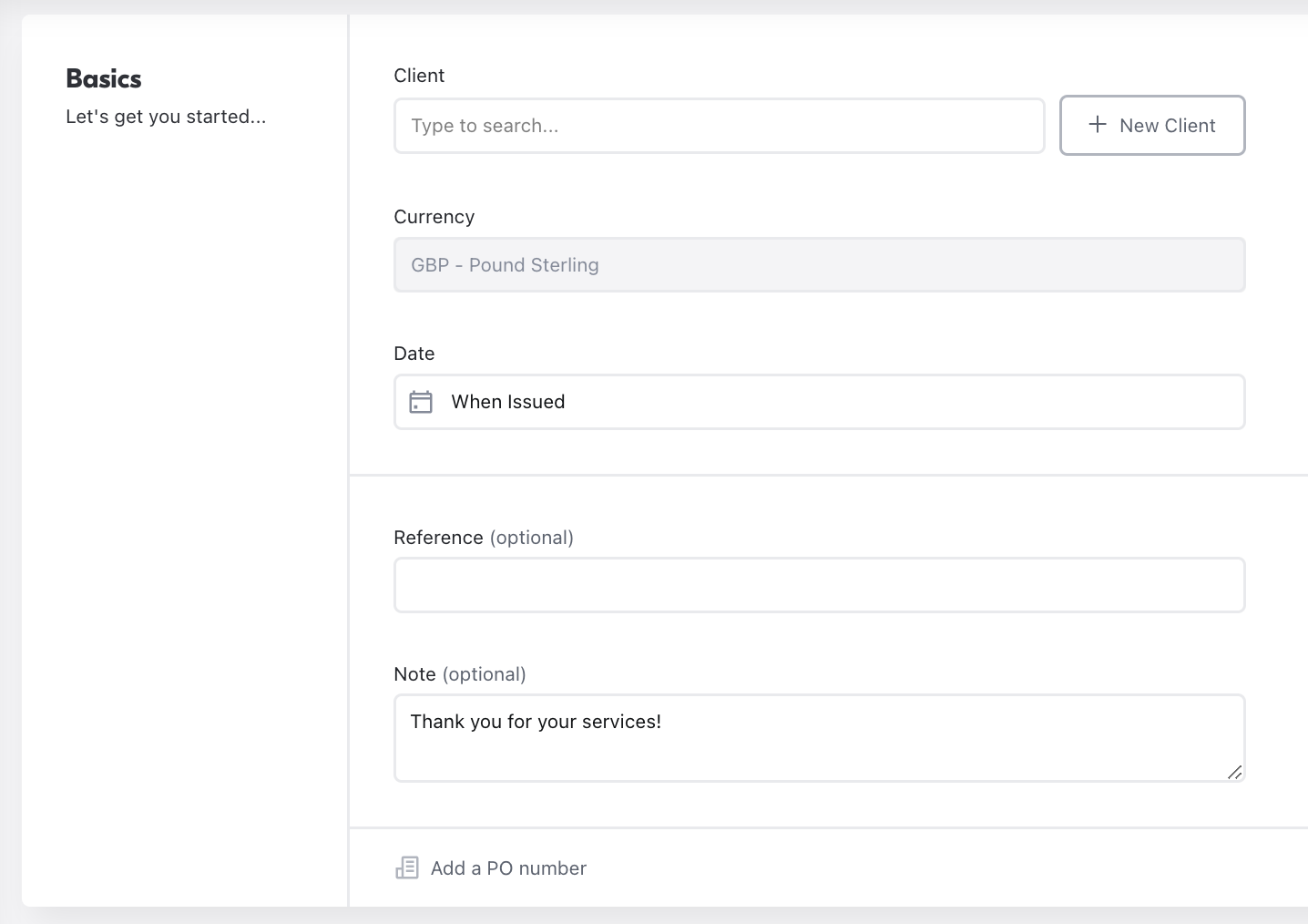 How to create a sales invoice (Beta) | Crunch